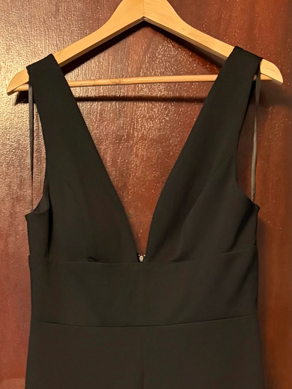B Darlin Black Strapless V-Neck Cocktail Dress